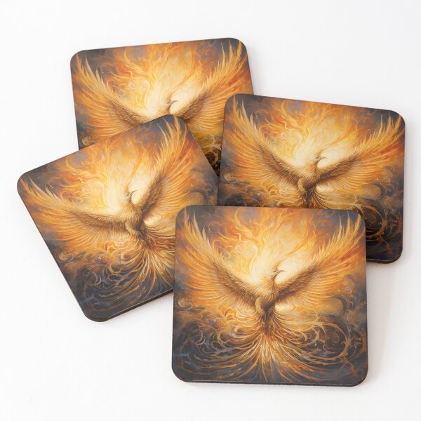 Item preview, Golden Phoenix Journey designed and sold by MystiCanvas.