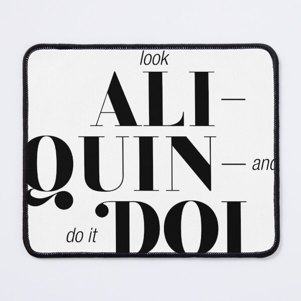 Item preview, ALINQUINDOI (black) designed and sold by spaincreative.