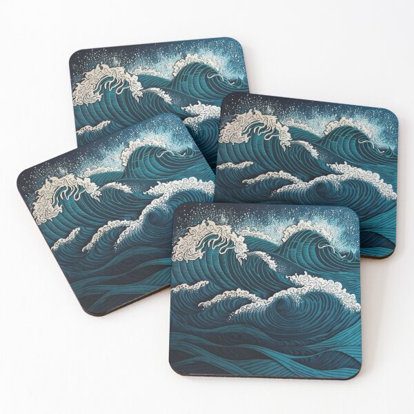 Artikelvorschau, big Wave blue entworfen und verkauft von badbug.