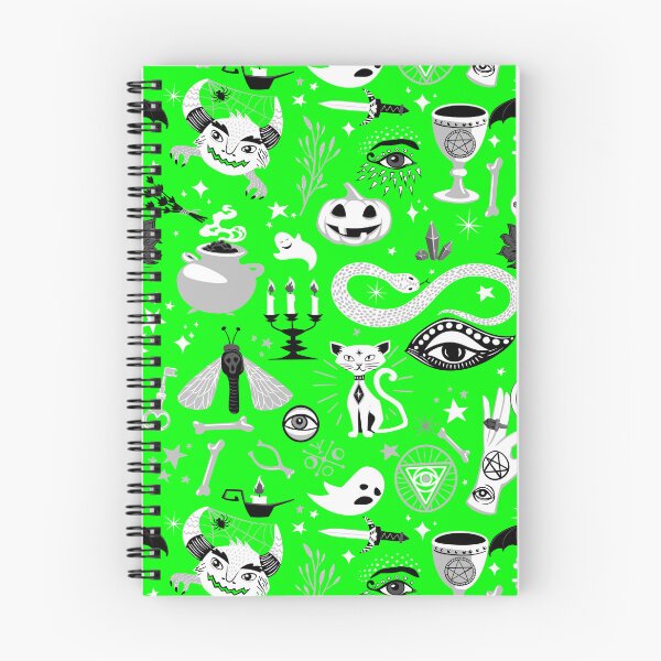 Item preview, occult pentagram cat halloween green  designed and sold by Gossip Rag.