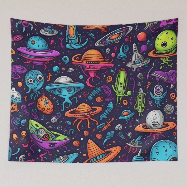 Item preview, Extraterrestrial Odyssey: Outer Space Art designed and sold by LeonAndrewRazon.