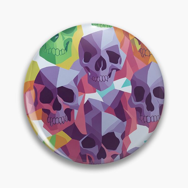 Item preview, Dark Realm Delight: Seamless Patterns of Skull Heads designed and sold by zoughlal.