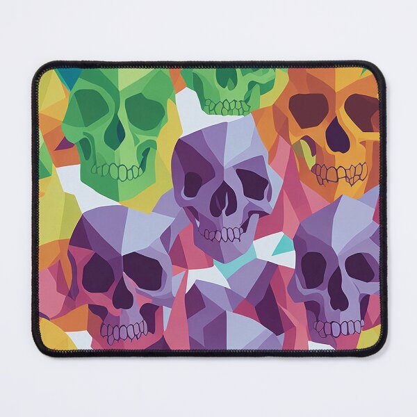 Item preview, Dark Realm Delight: Seamless Patterns of Skull Heads designed and sold by zoughlal.