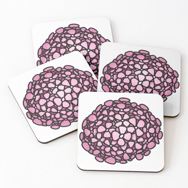 Item preview, Copy of Hydrangea flower cartoon sticker designed and sold by AmyJStickers.