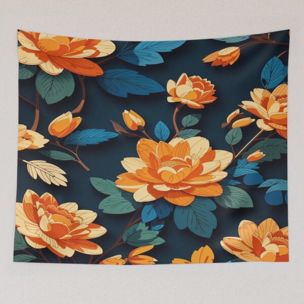 Item preview, Ethereal Gold: Captivating Floral Patterns designed and sold by ArtisticSparkle.