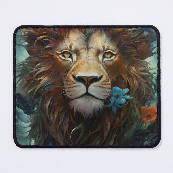 Item preview, lion with a flower designed and sold by FethiC.