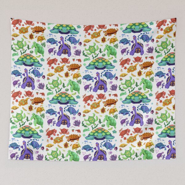 Item preview, A myriad of turtles no background designed and sold by DomaniMedia.