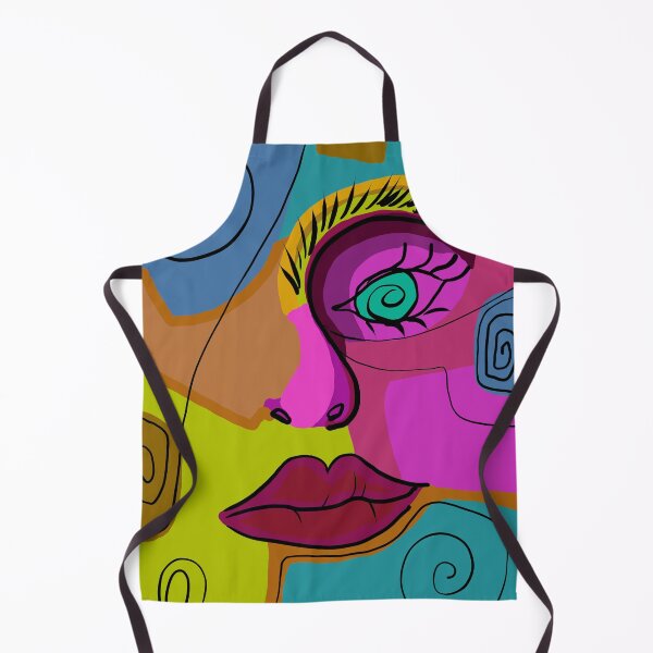Item preview, futuristic abstract face designed and sold by neurostructure.