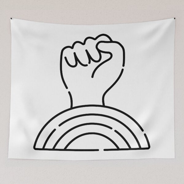 Item preview, Lgbt pride icon, hand and rainbow designed and sold by OM-lova.