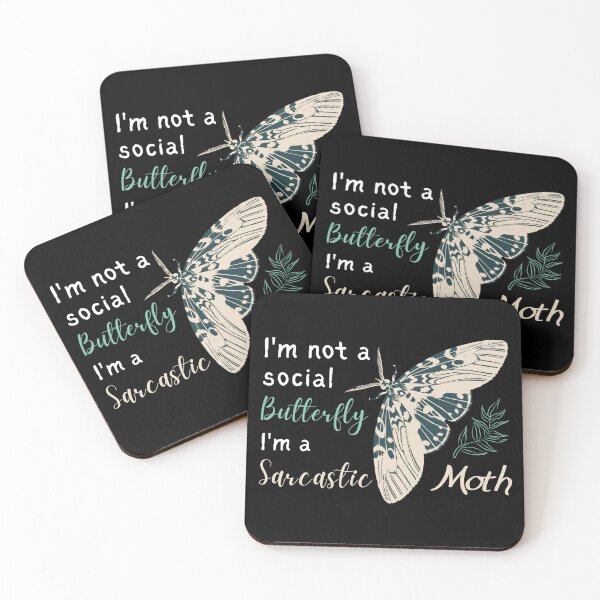 Item preview, I'm a Sarcastic Moth | Green Beige designed and sold by FocusChillax.