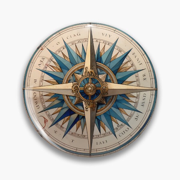 Item preview, Wind rose in antique design designed and sold by Karl Aldinger.