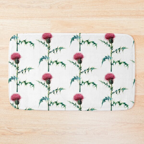 Item preview, Vintage Pink Thistle Illustration designed and sold by ToadsWorkshop.