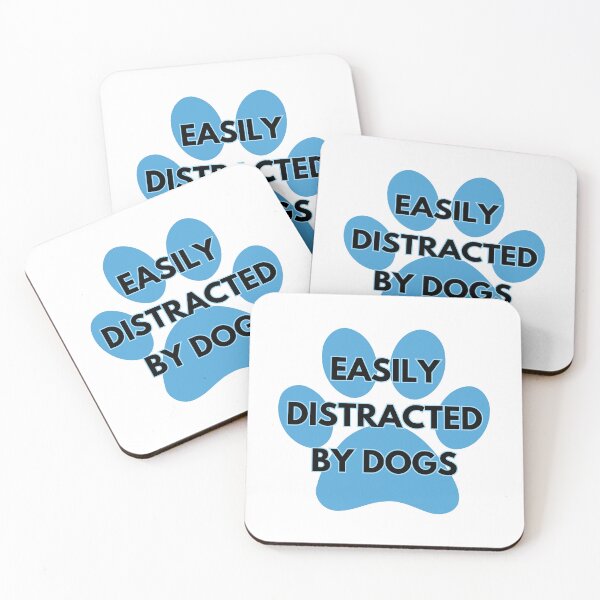 Item preview, Easily distracted by dogs designed and sold by Allie Rockhill.
