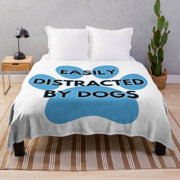 Item preview, Easily distracted by dogs designed and sold by Allie Rockhill.