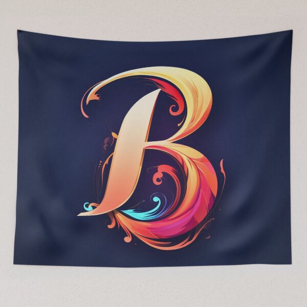 Item preview, B letter design designed and sold by LazyLifestyle.