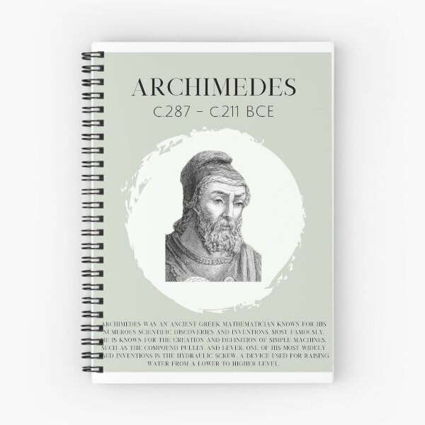 Item preview, Archimedes Math Classroom Poster designed and sold by mainstmaggie.