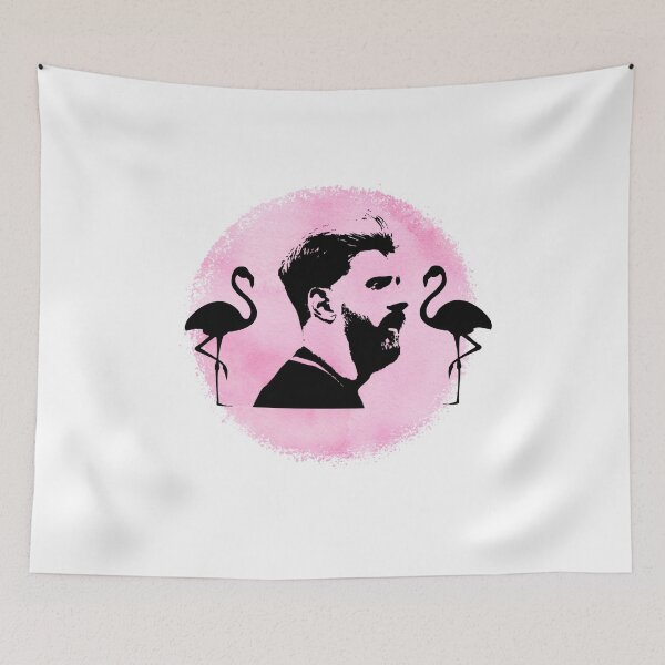 Item preview, Messi with two flamingos designed and sold by muta1993.