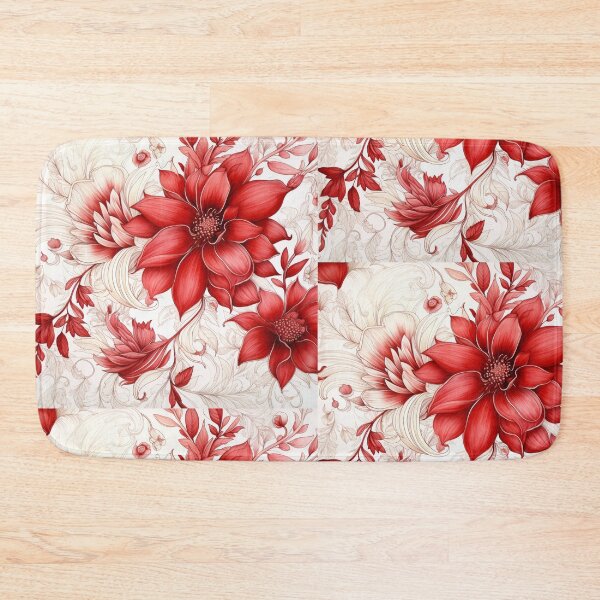 Item preview, Red and white flower texture v4 designed and sold by KostasCreations.