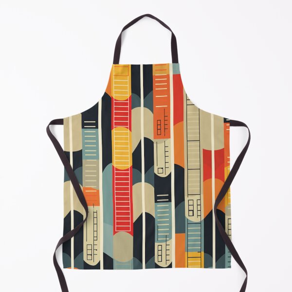 Item preview, 1960s Inspired Modernist Pattern Print designed and sold by QuestingCloset.