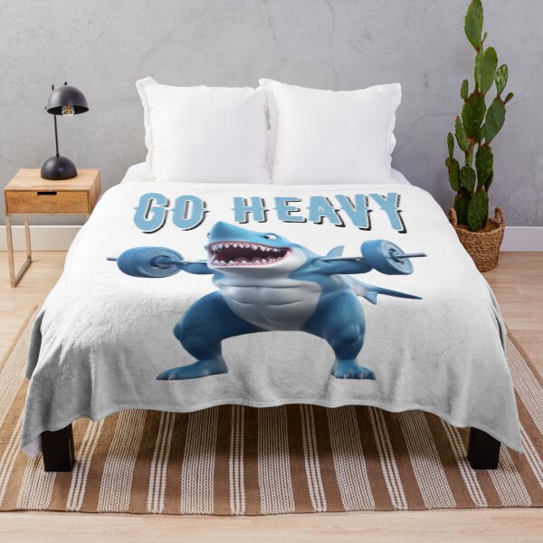 Item preview, Shark Lifting - Go Heavy or go Home designed and sold by BuxomBabe21.