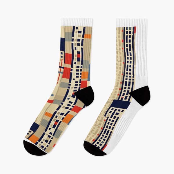 Item preview, Trellick Tower Inspired Modernist Pattern Print designed and sold by QuestingCloset.