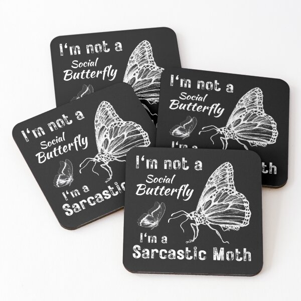 Item preview, I'm a Sarcastic Moth White designed and sold by FocusChillax.