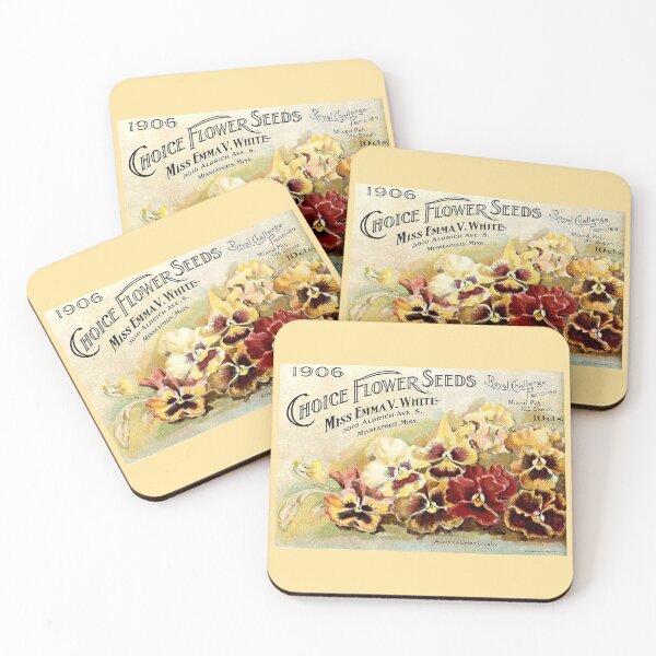 Item preview, Pansies From 1906 designed and sold by collageDP.