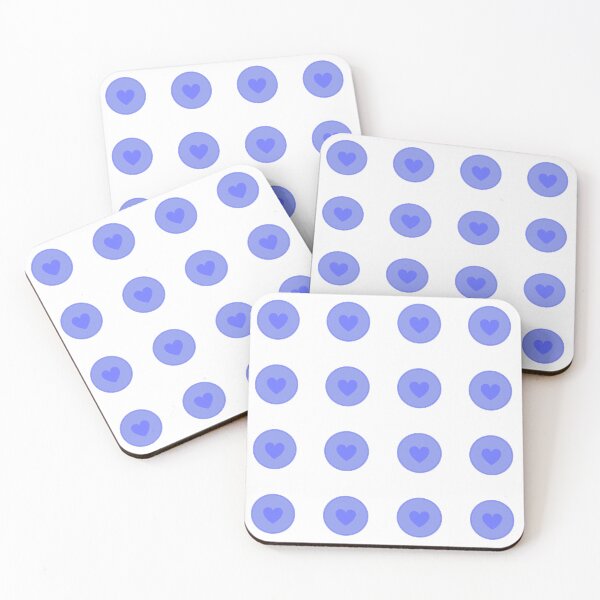 Item preview, aesthetic blue hearts designed and sold by KacperStore.