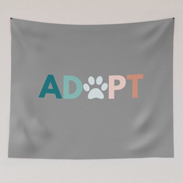 Item preview, Adopt paw print designed and sold by Allie Rockhill.