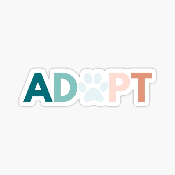 Item preview, Adopt paw print designed and sold by Allie Rockhill.
