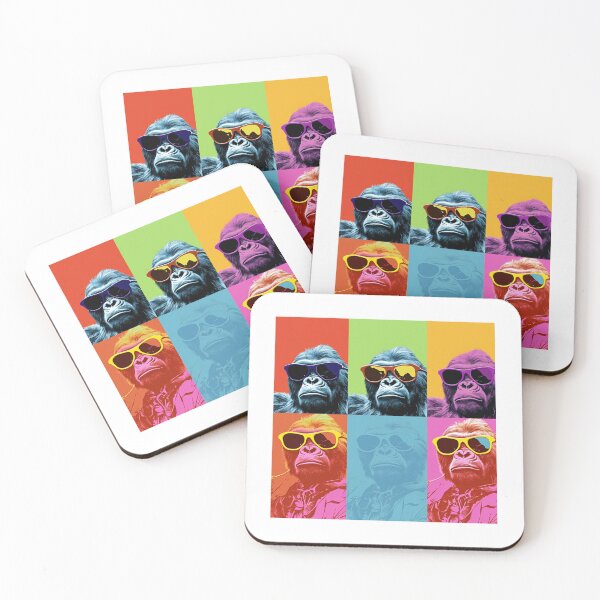 Item preview, Andy Warhol Style: Gorillas with sunglasses designed and sold by Jerseysrd.