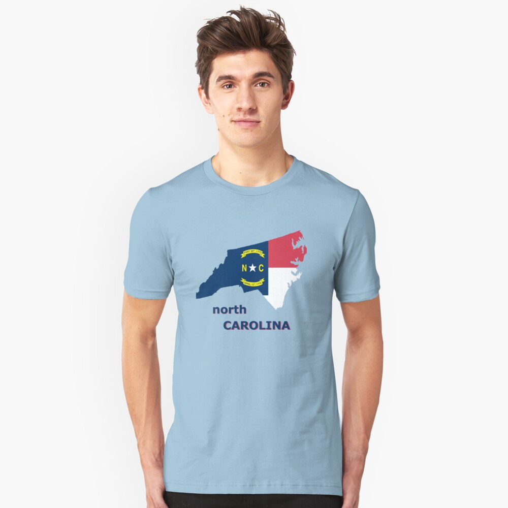 "NORTH CAROLINA STATE FLAG" Tshirt by peteroxcliffe Redbubble