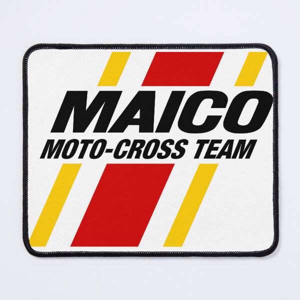 Item preview, MAICO Moto-Cross Team Graphic w Red & Yellow Stripes designed and sold by racerspitstop.