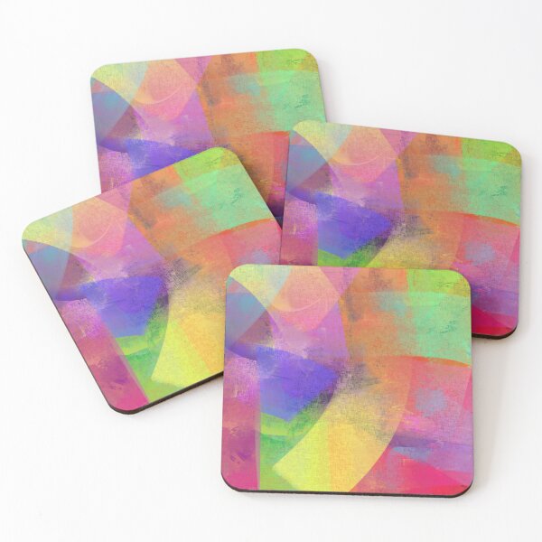Item preview, Bright Colors Abstract Decorative Painting designed and sold by CheriesArt.