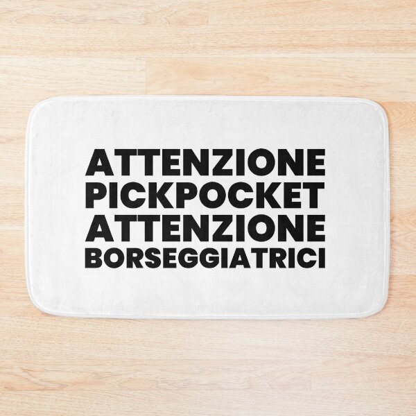 Item preview, Attenzione Pickpocket (black) designed and sold by didijuca.