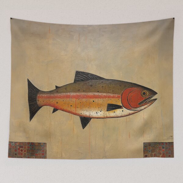 Item preview, Red Faced Brown Trout designed and sold by YoPedro.