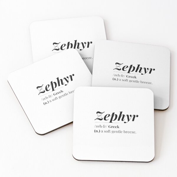 Item preview, Zephyr Word Definition  designed and sold by Feather n'  Ink.