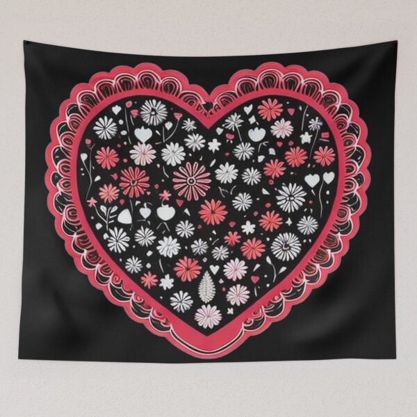 Item preview, flower heart 1 designed and sold by MariluValdez.