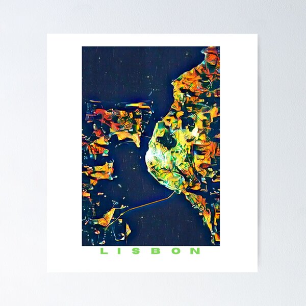 Item preview, Lisbon at night designed and sold by Racyfun77.