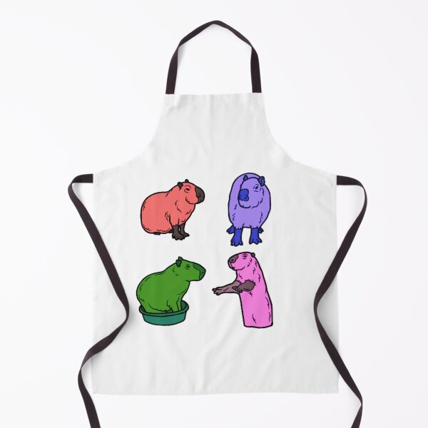 Item preview, Colorful Capybara stickers pack , Funny Capybara Lover designed and sold by Surprise Box ⭐⭐⭐⭐⭐.
