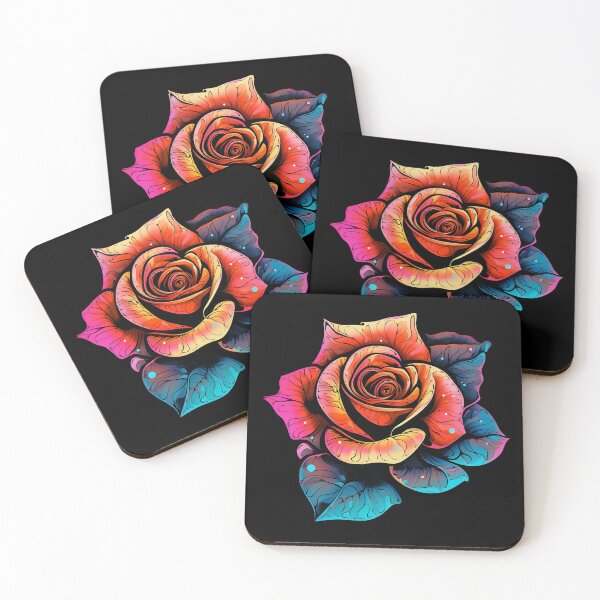 Item preview, Psychedelic Blooming Rose: Floral Rhapsody designed and sold by PsyCloth.