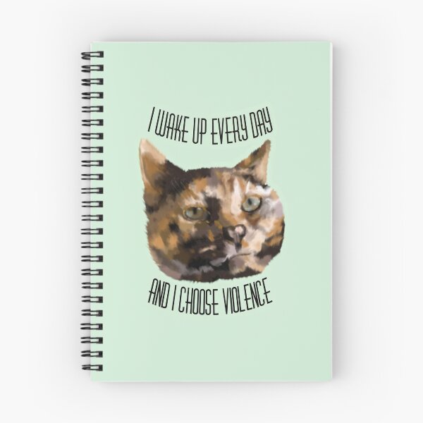 Item preview, Tortie Cat - I Choose Violence designed and sold by Bug & Brush.