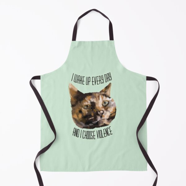 Item preview, Tortie Cat - I Choose Violence designed and sold by Bug & Brush.