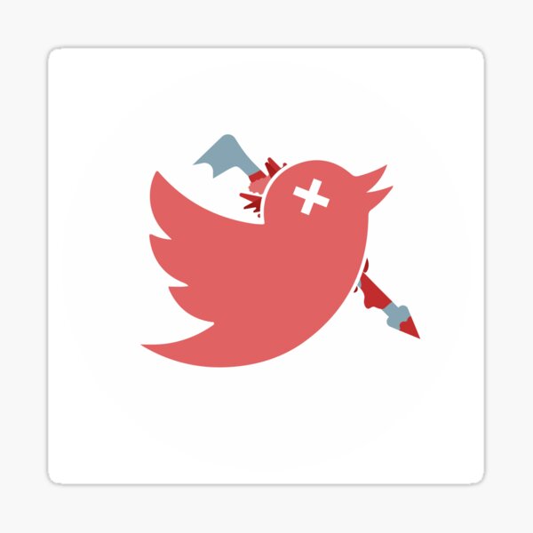 Twitter Bird Logo Stickers for Sale