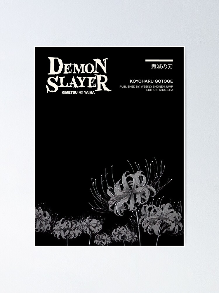 "Demon Slayer Poster manga style AMARYLLIS" Posterundefined by Softers Redbubble