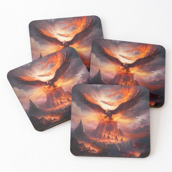 Item preview, Journey to the Ember Phoenix designed and sold by MystiCanvas.