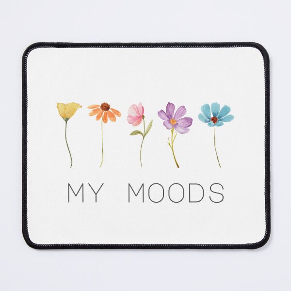Item preview, Mood colors My mood Mood meter Floral Minimalist design designed and sold by SyncopeMars.