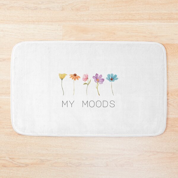 Item preview, Mood colors My mood Mood meter Floral Minimalist design designed and sold by SyncopeMars.