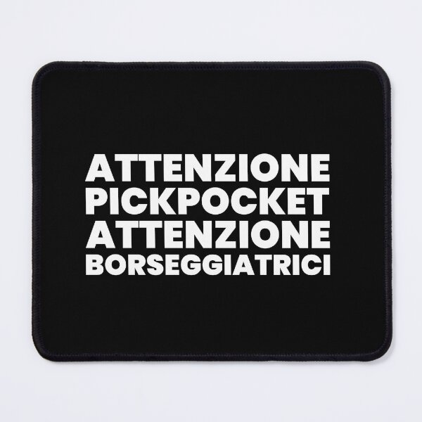 Item preview, Attenzione Pickpocket (White) designed and sold by didijuca.