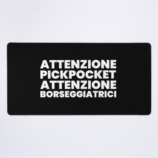 Item preview, Attenzione Pickpocket (White) designed and sold by didijuca.